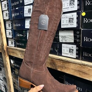 Size 9 Rockem Cowgirl boots - Suede